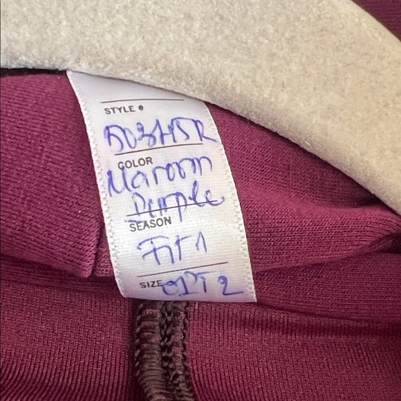 SPANX Air Essentials Cocoon Cardigan Pockets Purple Maroon Size XL 1X - Picture 7 of 8